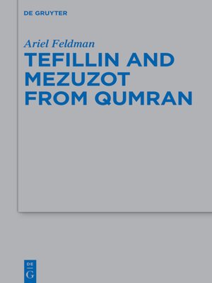 cover image of Tefillin and Mezuzot from Qumran